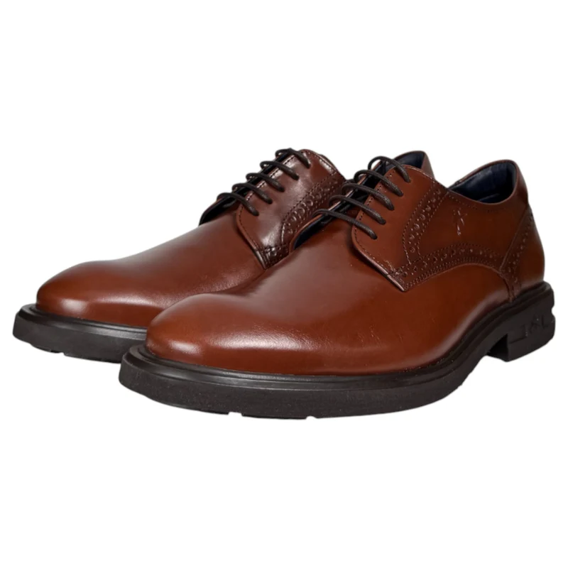 Zapatos Fluchos Belgas F0630 Castaño