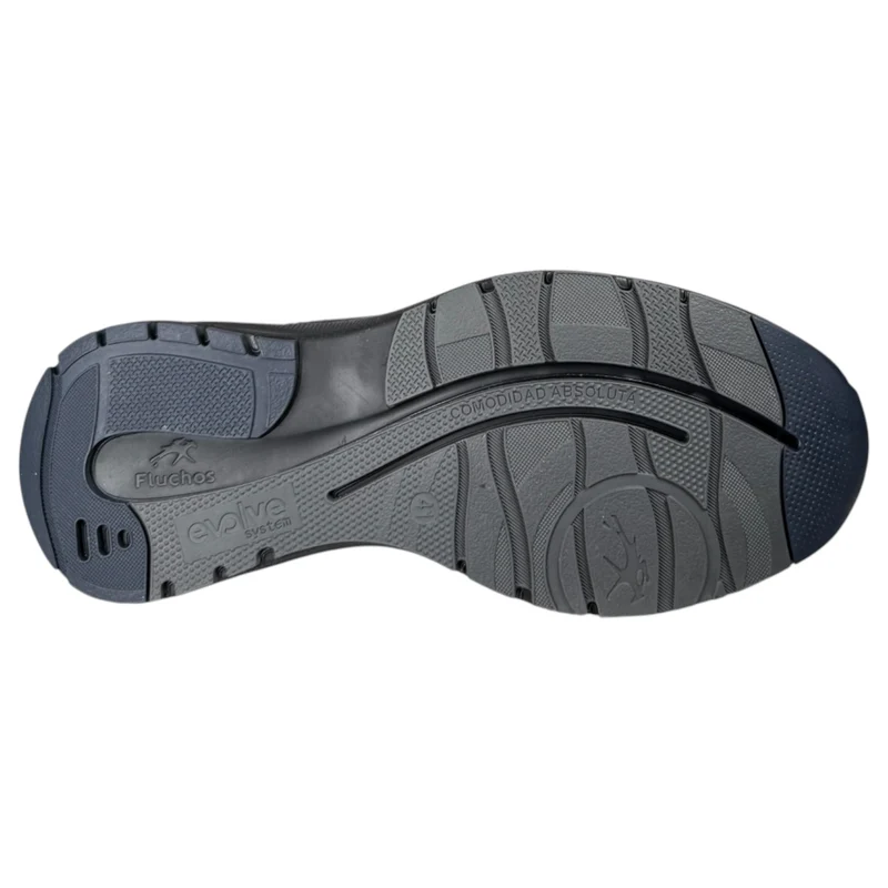 Zapatos Impermeables Fluchos Tritón F2064 Negro