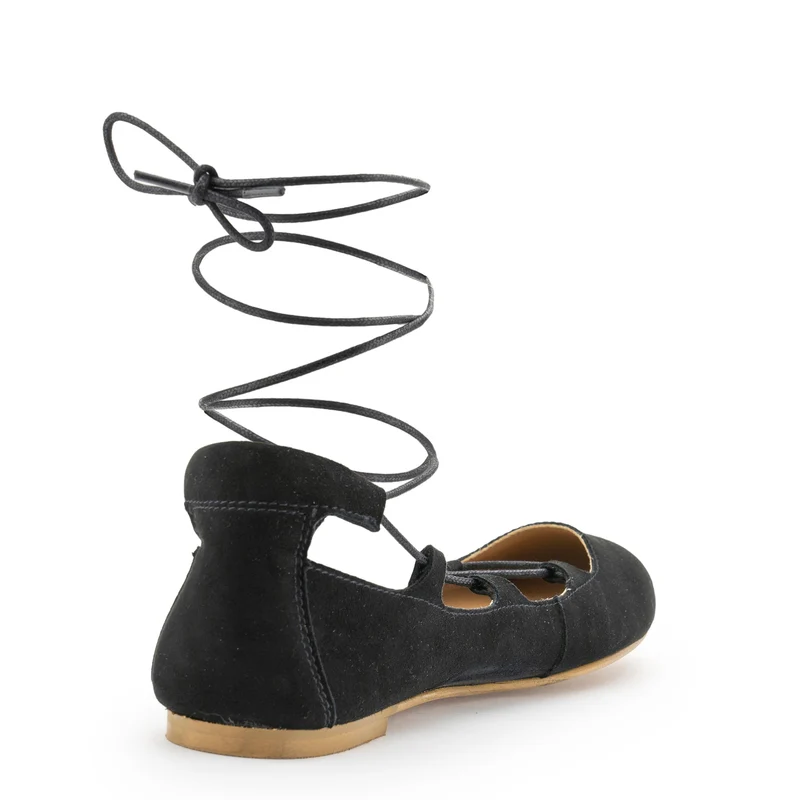 Bailarina serraje negro CORD Jeromín