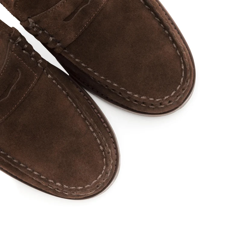 Mocasín serraje marrón 740G Jeromín