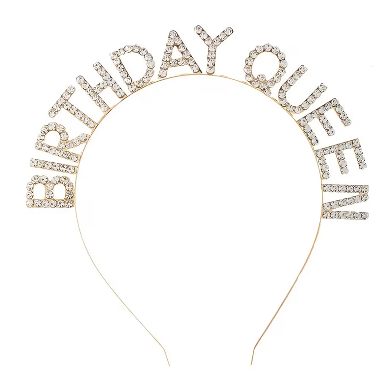 Miomu Diadema de Cumpleaños, “Birthday Queen”