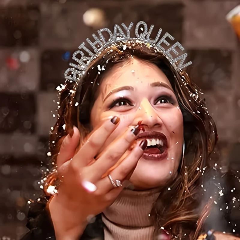 Miomu Diadema de Cumpleaños, “Birthday Queen”