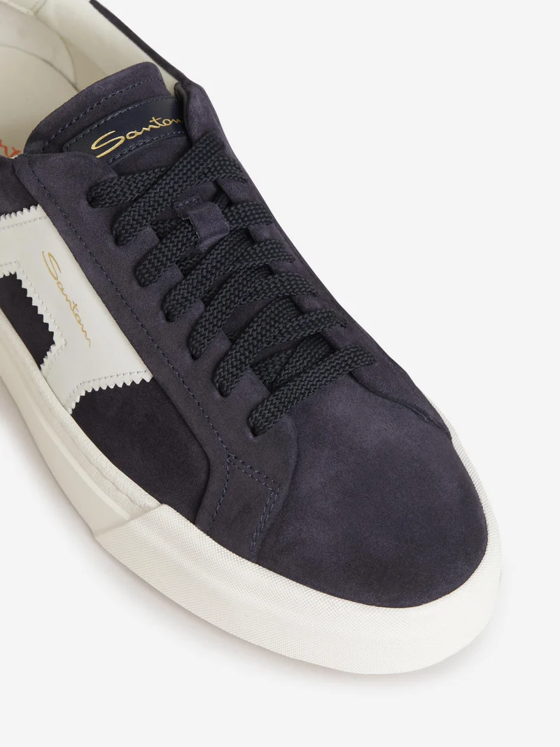 Sneakers Paneles Piel