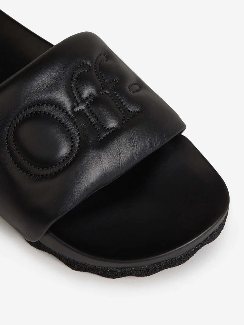 Sandalias Logo Piel