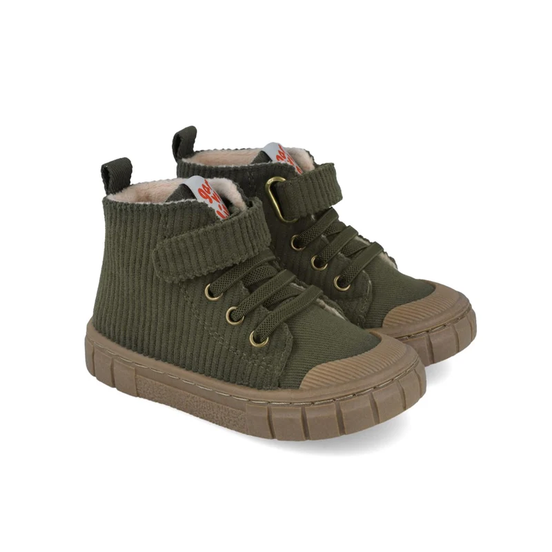 Bota barefoot kaki 251330 Garvalín