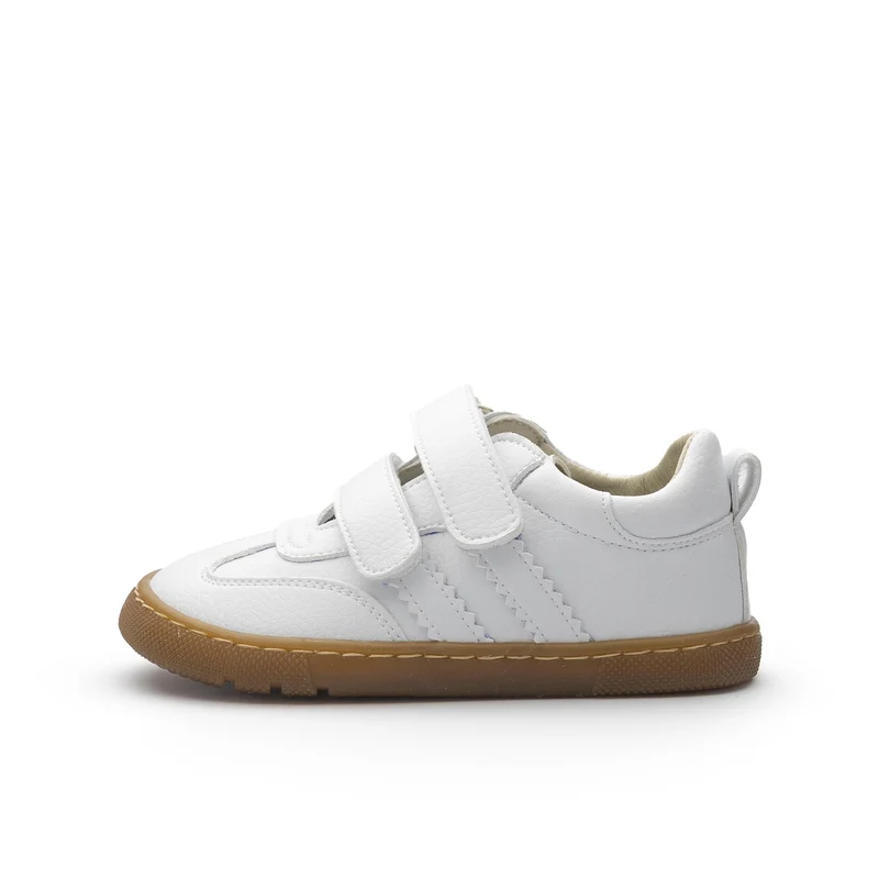 Deportiva barefoot total blanco/caramelo REP Jeromín