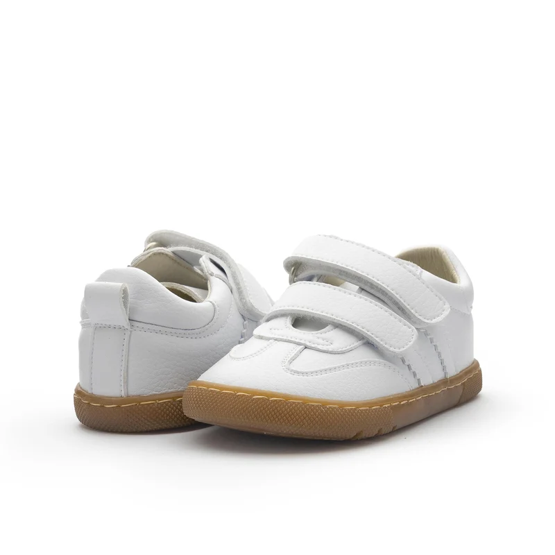 Deportiva barefoot total blanco/caramelo REP Jeromín