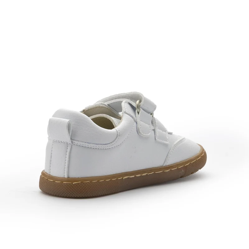 Deportiva barefoot total blanco/caramelo REP Jeromín