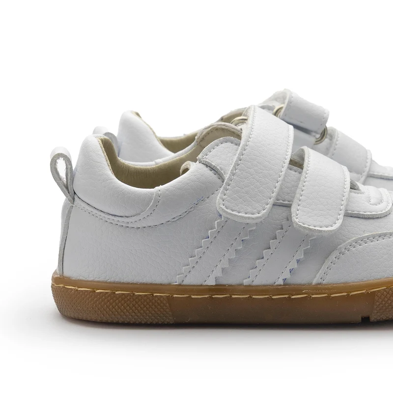 Deportiva barefoot total blanco/caramelo REP Jeromín