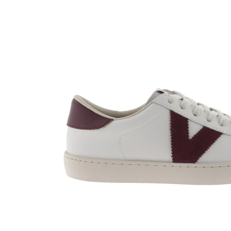 Sneaker blanco/burdeos 1126142 Victoria