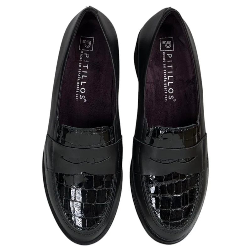 Zapatos Pitillos Tacón Antifaz Coco 11620 Negro