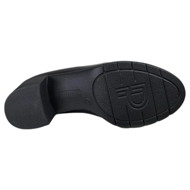 Zapatos Pitillos Tacón Antifaz Coco 11620 Negro