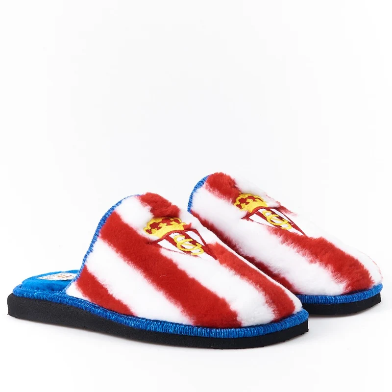Zapatillas Real Sporting de Gijón 799-160 Blanco-Rojo