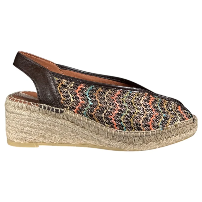 Sandalias de Esparto Viguera Ochentera 2298 Marrón