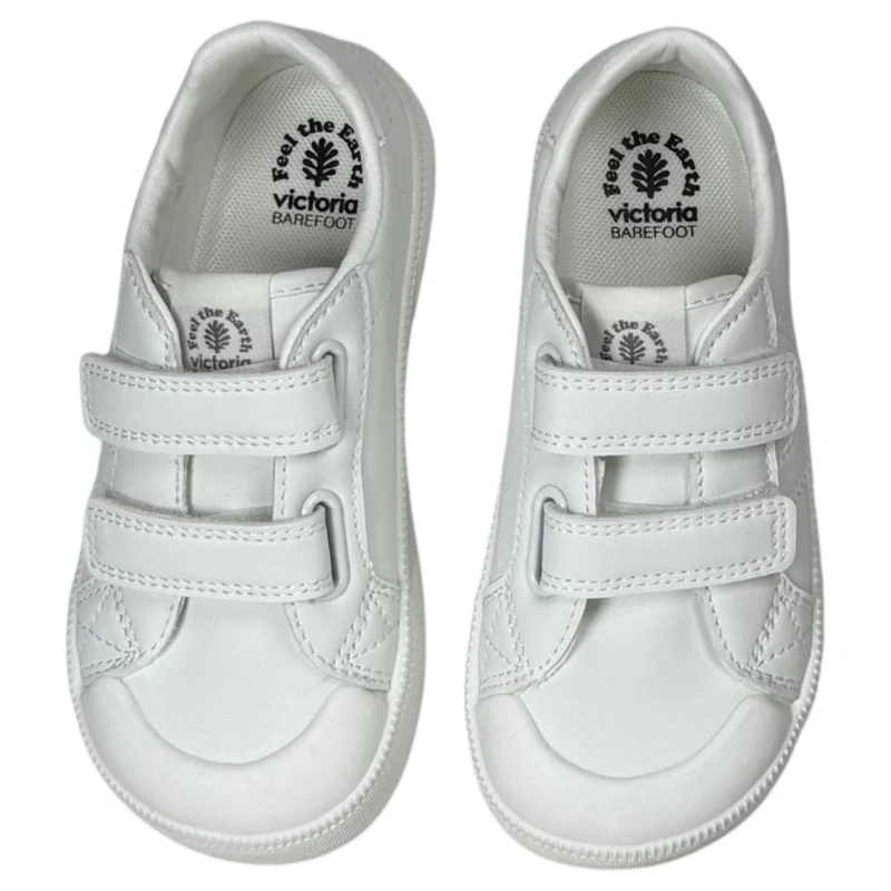 Zapatillas Victoria Oliver Barefoot Tiras Efecto Piel Monocromo 1356100 Blanco