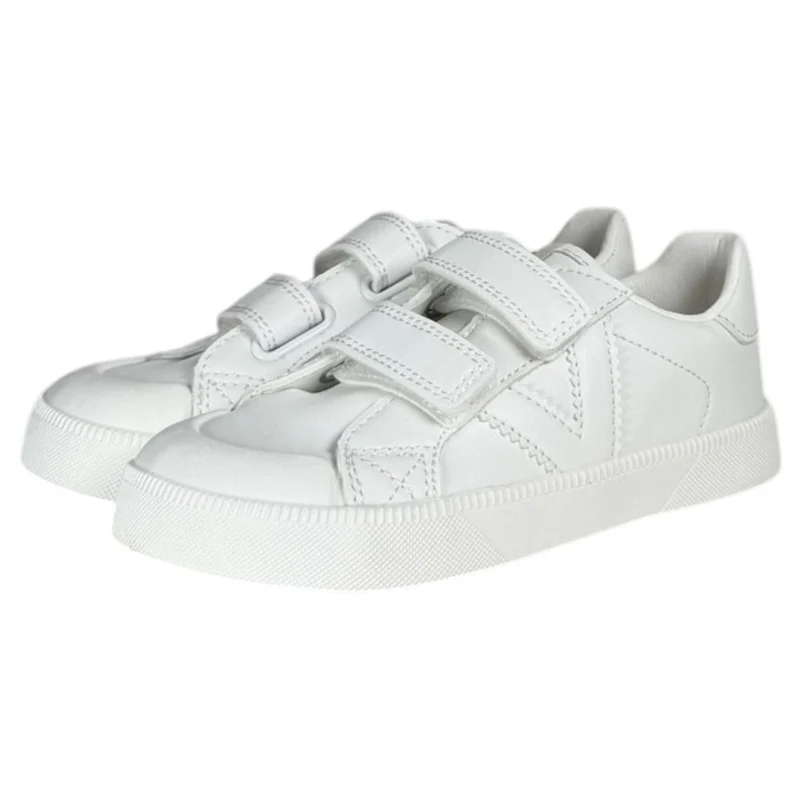 Zapatillas Victoria Oliver Barefoot Tiras Efecto Piel Monocromo 1356100 Blanco