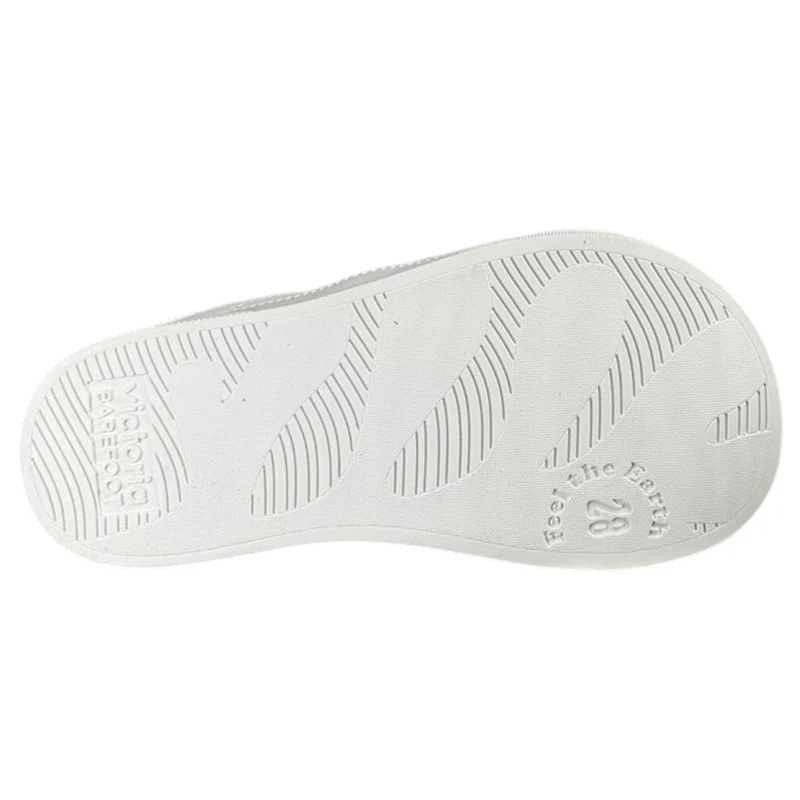 Zapatillas Victoria Oliver Barefoot Tiras Efecto Piel Monocromo 1356100 Blanco