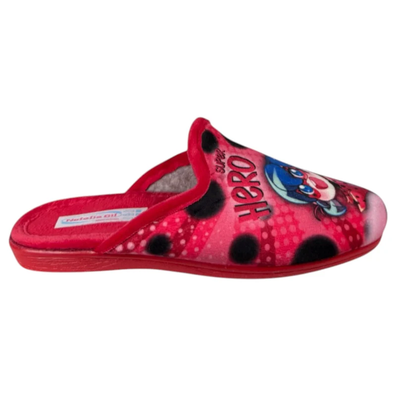 Zapatillas de Casa Natalia Gil Ladybug 7028 Rojo