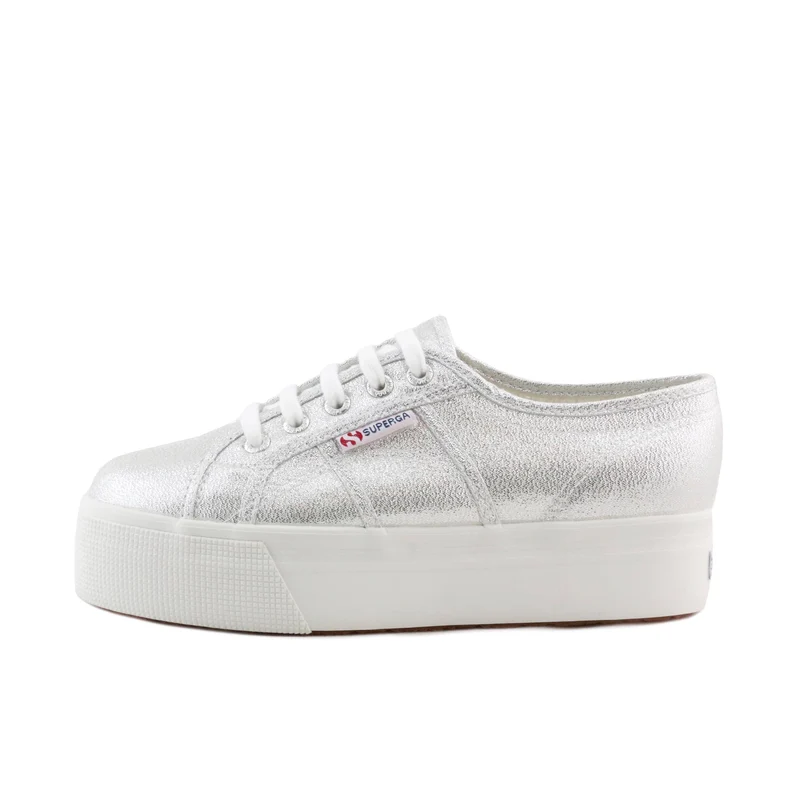 Zapatilla plateada 2790LAMEW Superga