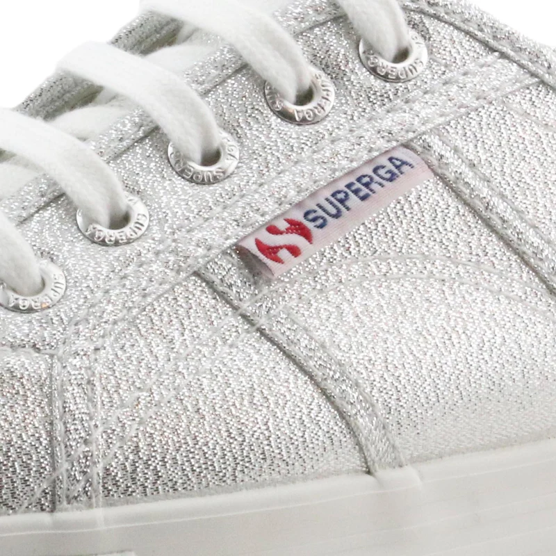 Zapatilla plateada 2790LAMEW Superga