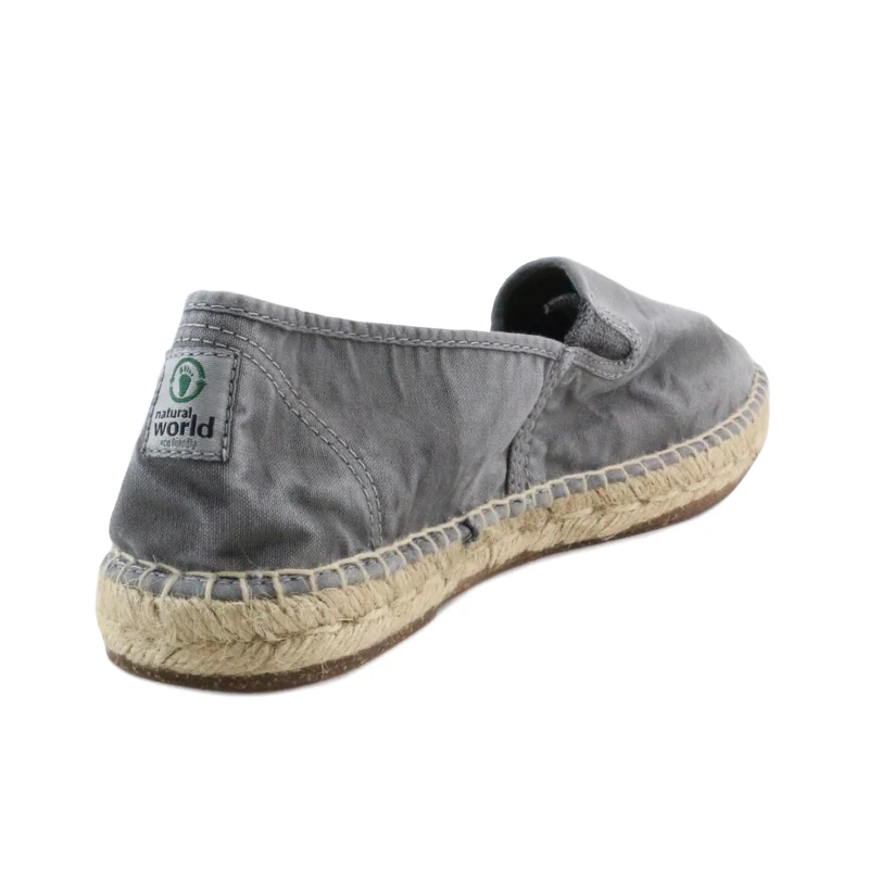 Alpargata gris lavado LONA325 Natural World