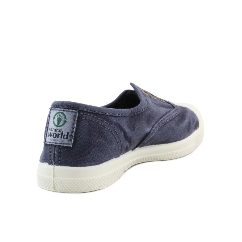 Zapatilla azul lavado LONA470 Natural World
