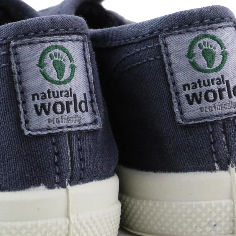 Zapatilla azul lavado LONA470 Natural World