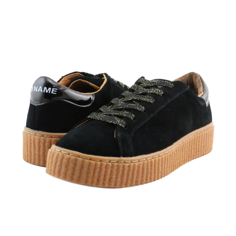 Zapatilla serraje negro PICADILLY-NUE No name