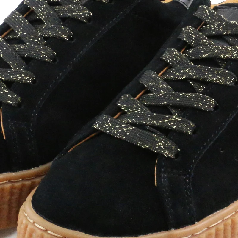 Zapatilla serraje negro PICADILLY-NUE No name