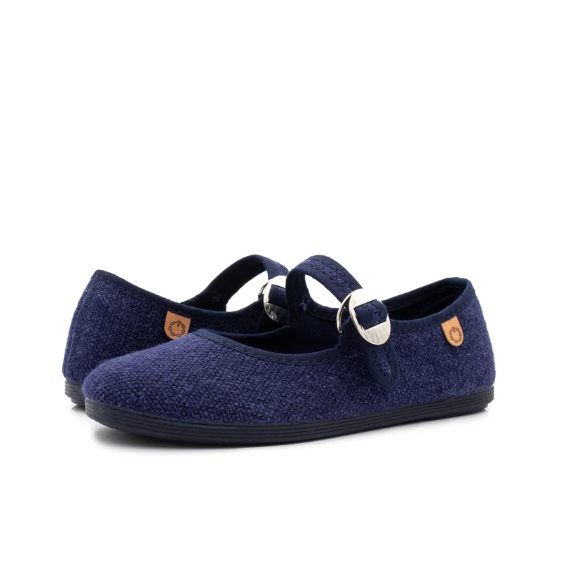 Mercedita lino azul 55314 La Cadena