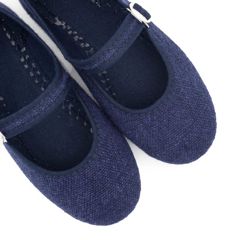 Mercedita lino azul 55314 La Cadena
