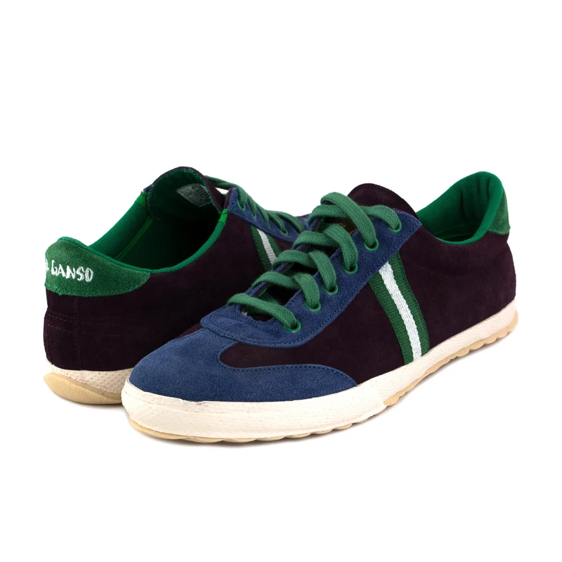 Zapatilla serraje berenjena MATCH El Ganso