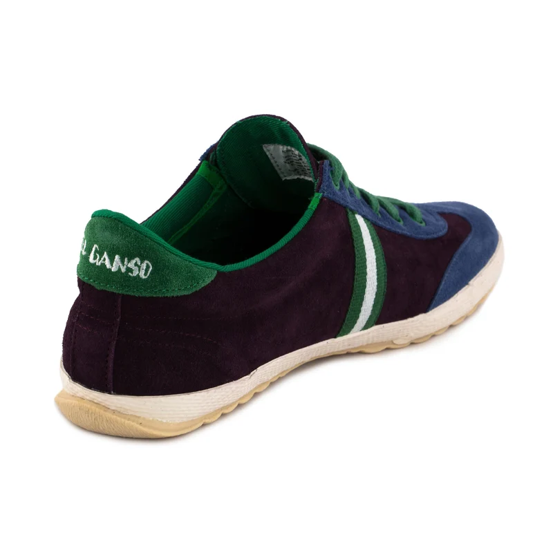 Zapatilla serraje berenjena MATCH El Ganso
