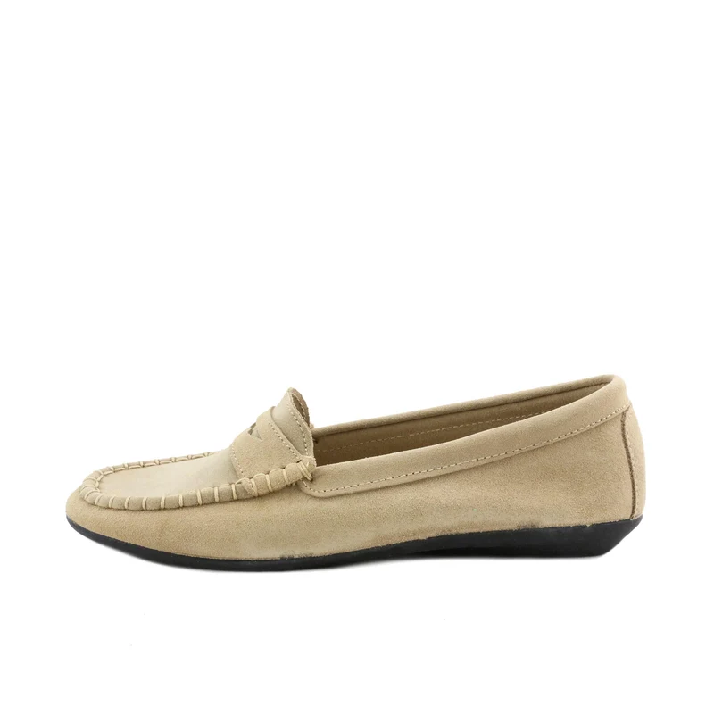 Zapatilla casa serraje beige 971 Norteñas