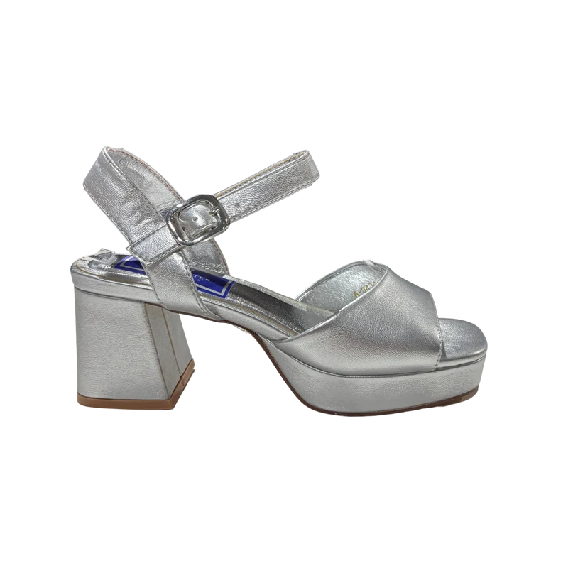 MUJER SANDALIA FIESTA ALLEGRA PLATA