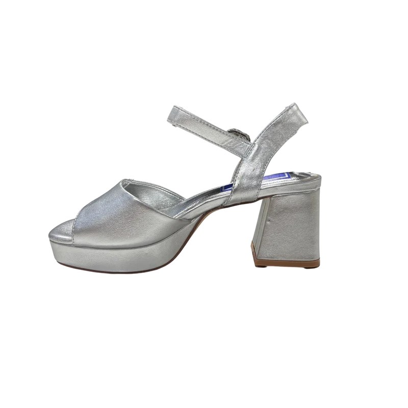 MUJER SANDALIA FIESTA ALLEGRA PLATA