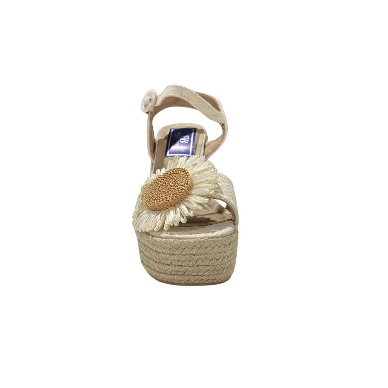 MUJER SANDALIA SALINA BEIGE ESPARTO