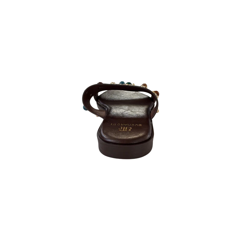 MUJER SANDALIA PLANA MARÉ COFFE