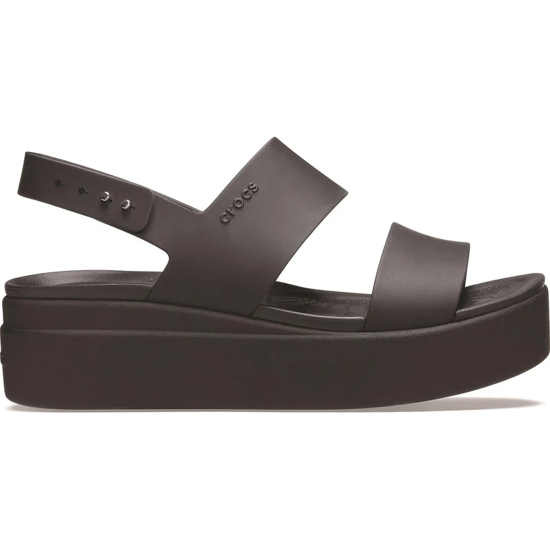 Sandalias de cuña baja Crocs 206453 Brooklyn para mujer