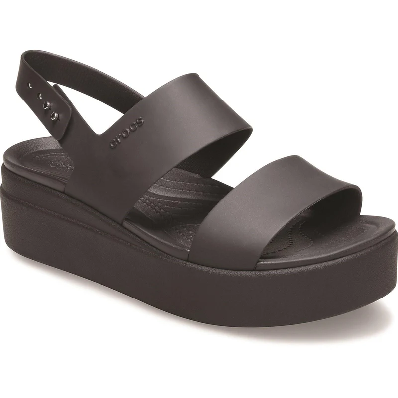 Sandalias de cuña baja Crocs 206453 Brooklyn para mujer