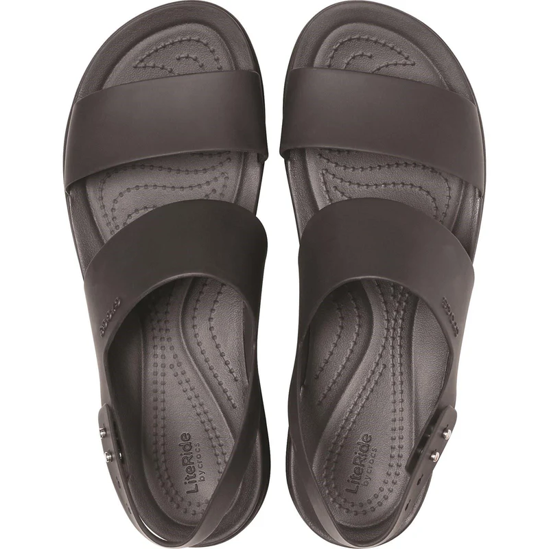 Sandalias de cuña baja Crocs 206453 Brooklyn para mujer