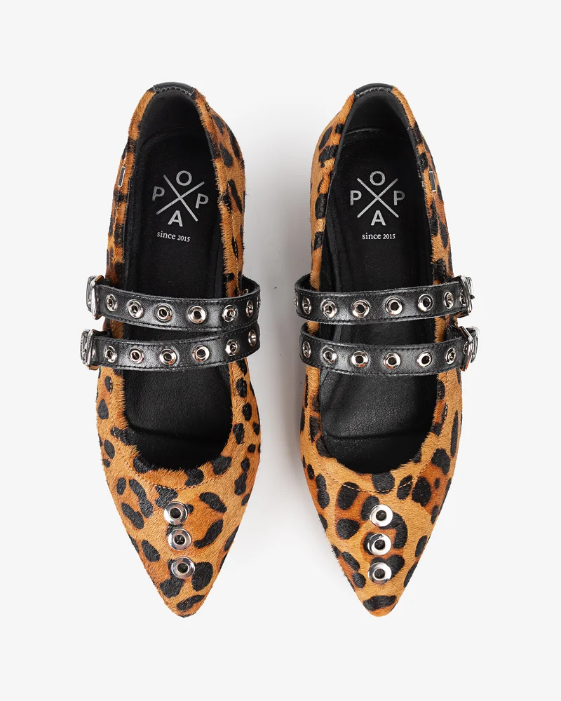 Bailarina de Leopardo Tachuelas Estrella