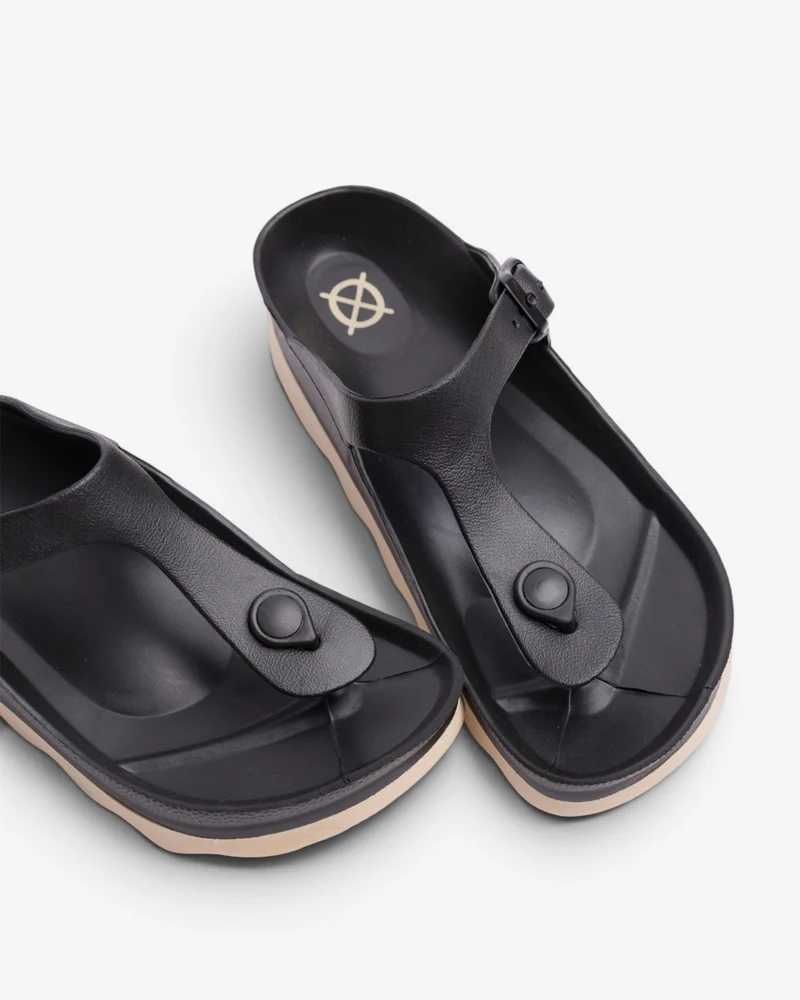 Chanclas de Agua Mujer Aqua Praia Negro