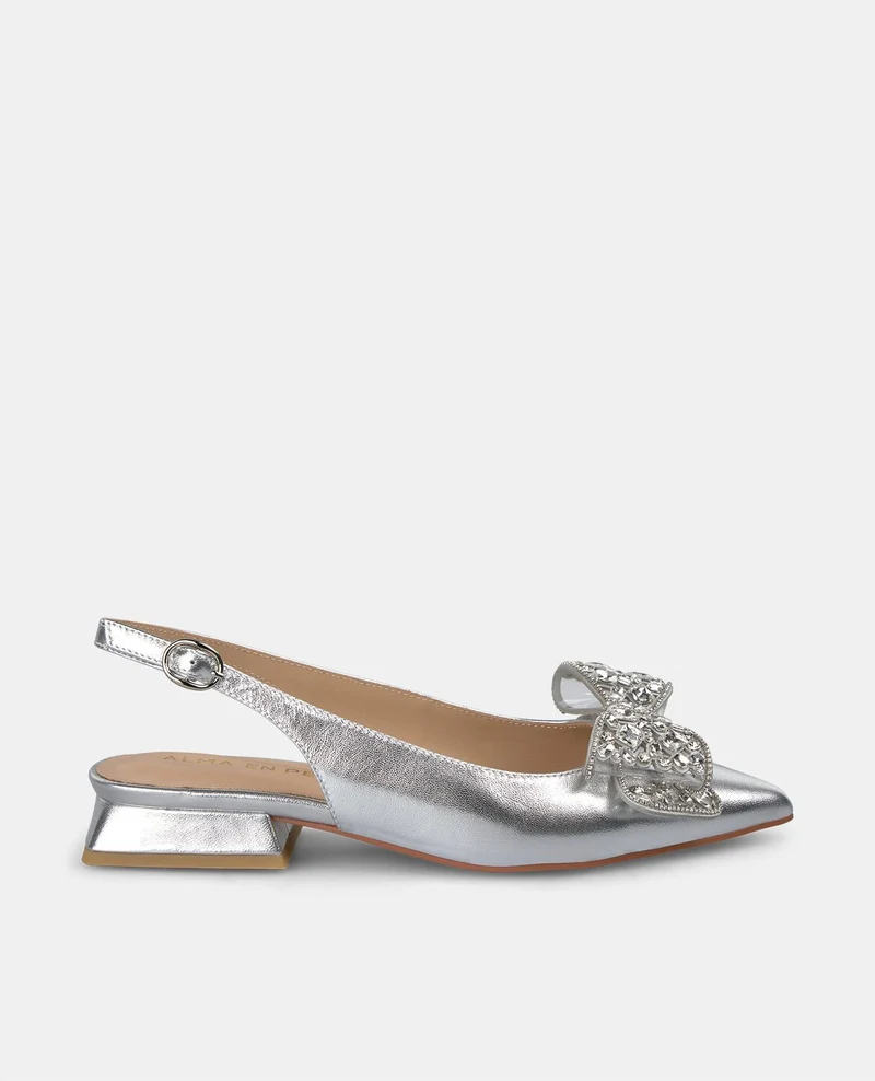 ZAPATO PLANO CON LAZO