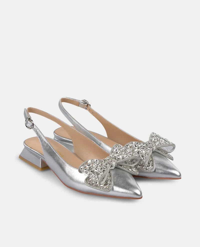 ZAPATO PLANO CON LAZO