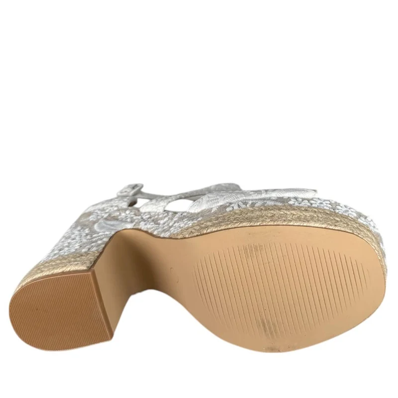 Sandalias de Novia Mandarina París Blanco