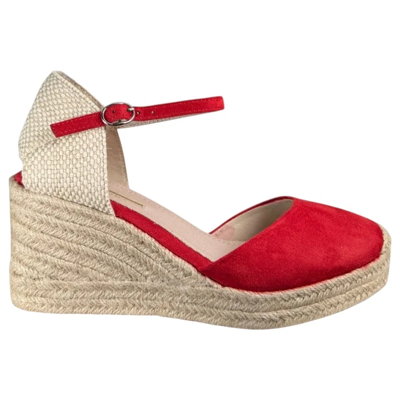 Alpargatas Corina Hebilla M5391 Rojo