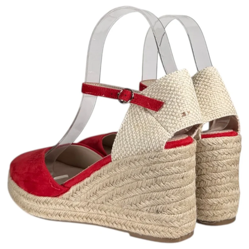 Alpargatas Corina Hebilla M5391 Rojo