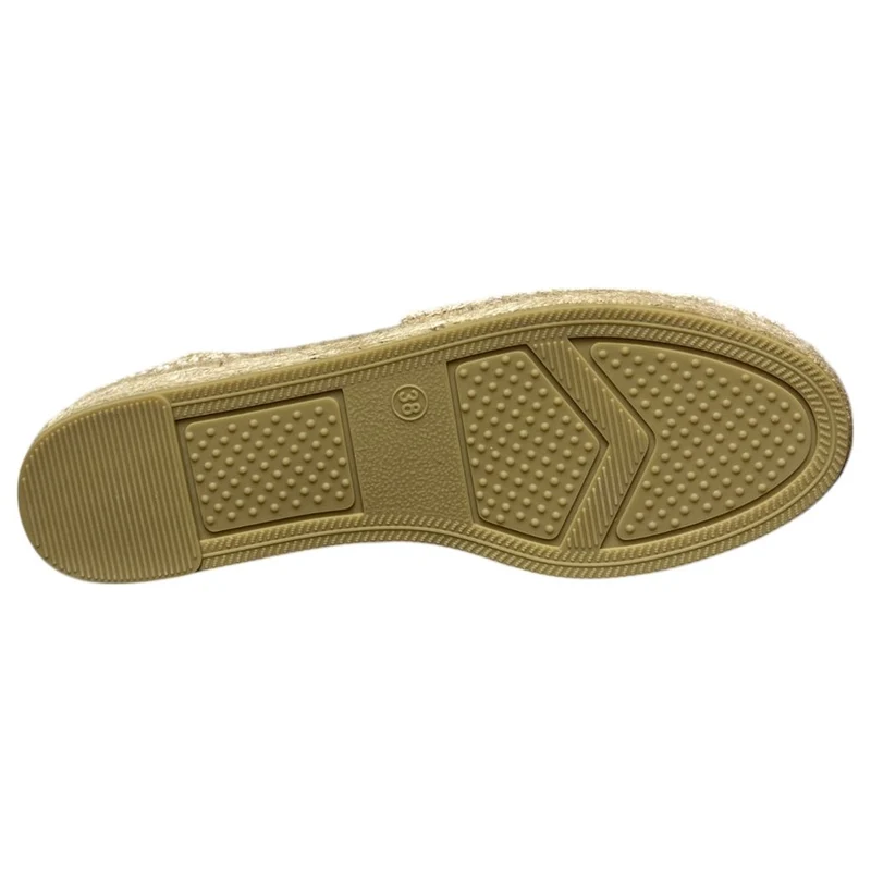 Alpargatas Corina Cintas Ganchillo M5422 Natural