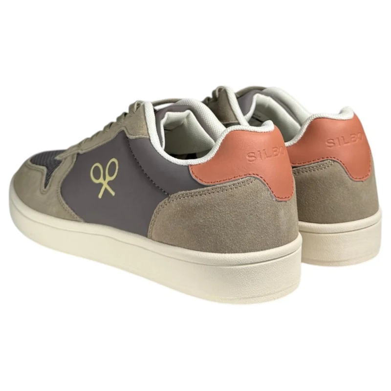 Zapatillas Silbon Bicolor S261031611281 Verde Gris